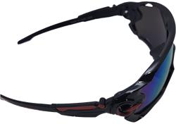 Anteojos Deportivos para ciclismo y running Negro Rojo