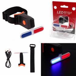 Luz Led Trasera USB Policia  Recargable