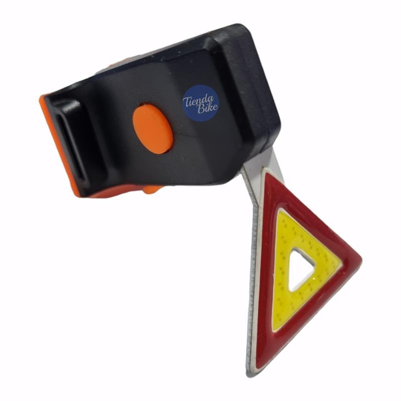 Luz Led Trasera Triangulo USB Recargable 2 Colores