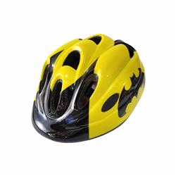 Casco infantil BaseCamp Batman Amarillo con luz y regulación