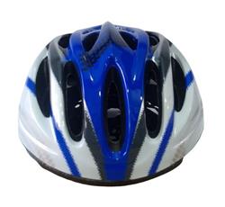 Casco MTB M-90 con Ajuste a la Nuca Blanco Azul Gris Negro