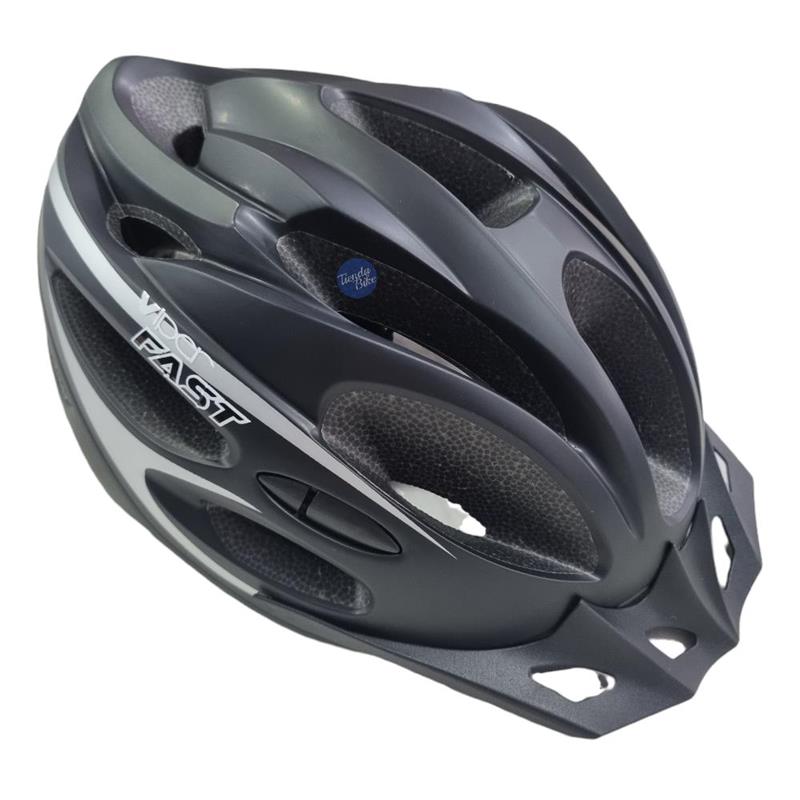Casco Fast Viper Negro Silver (M)