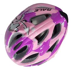 Casco Raleigh R-100 Infantil ROSA CON VIOLETA Talle S