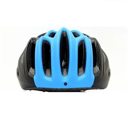 Casco Raleigh R-26 Negro con Celeste Talle L