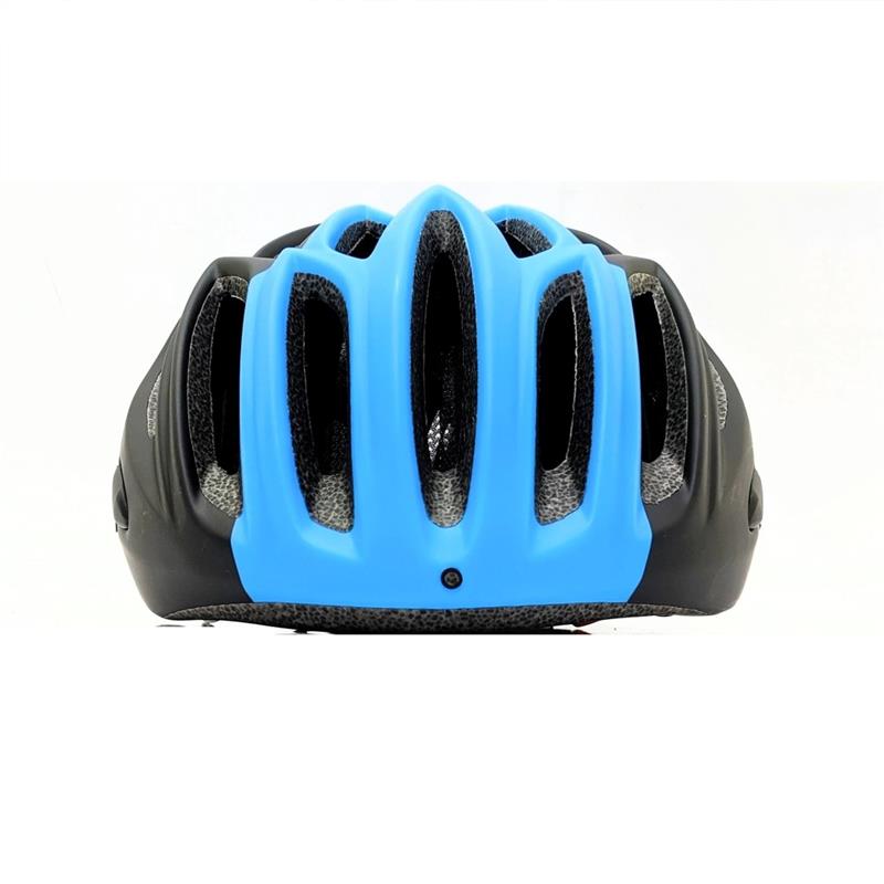 Casco Raleigh R-26 Negro con Celeste Talle L