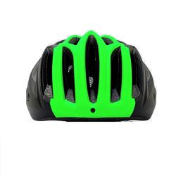 Casco Raleigh R-26  Negro con Verde Mate Talle L