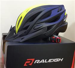 Casco Raleigh R-29 Negro/amarillo Talle L