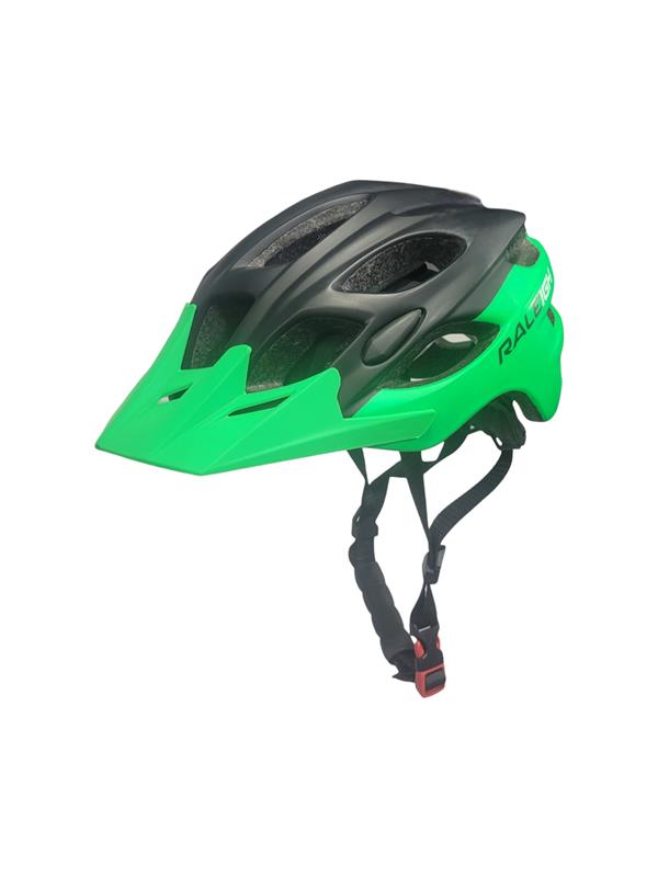 Casco Raleigh R-15 NEGRO VERDE TALLE L