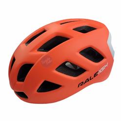 Casco Raleigh R-33 Naranja Blanco Talle L