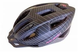 Casco Raleigh R-35 Negro Fucsia Talle M