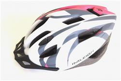 Casco Raleigh R-35 Blanco Fucsia Talle M