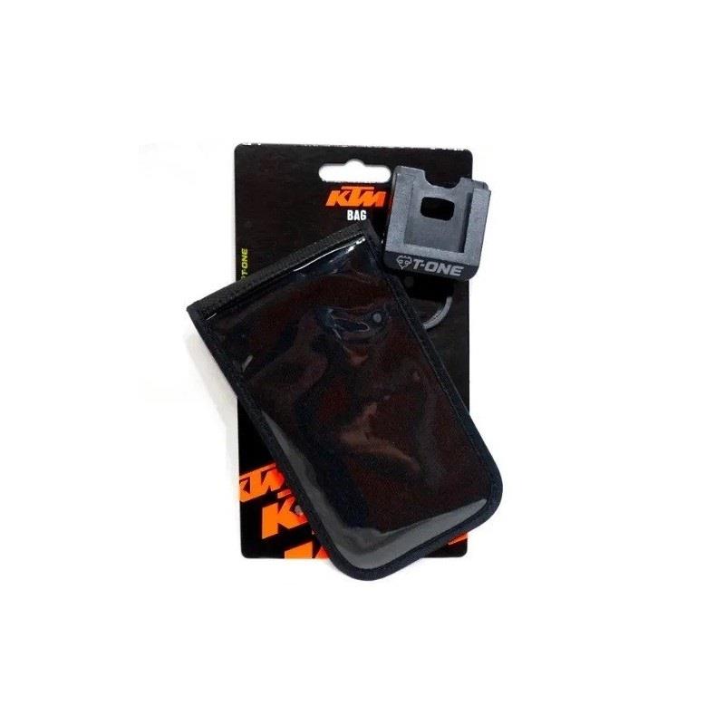 Bolso KTM Porta celular Negro 9 x 13 cm