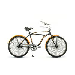 Bicicleta Raleigh RetroGlide Negro NARANJA