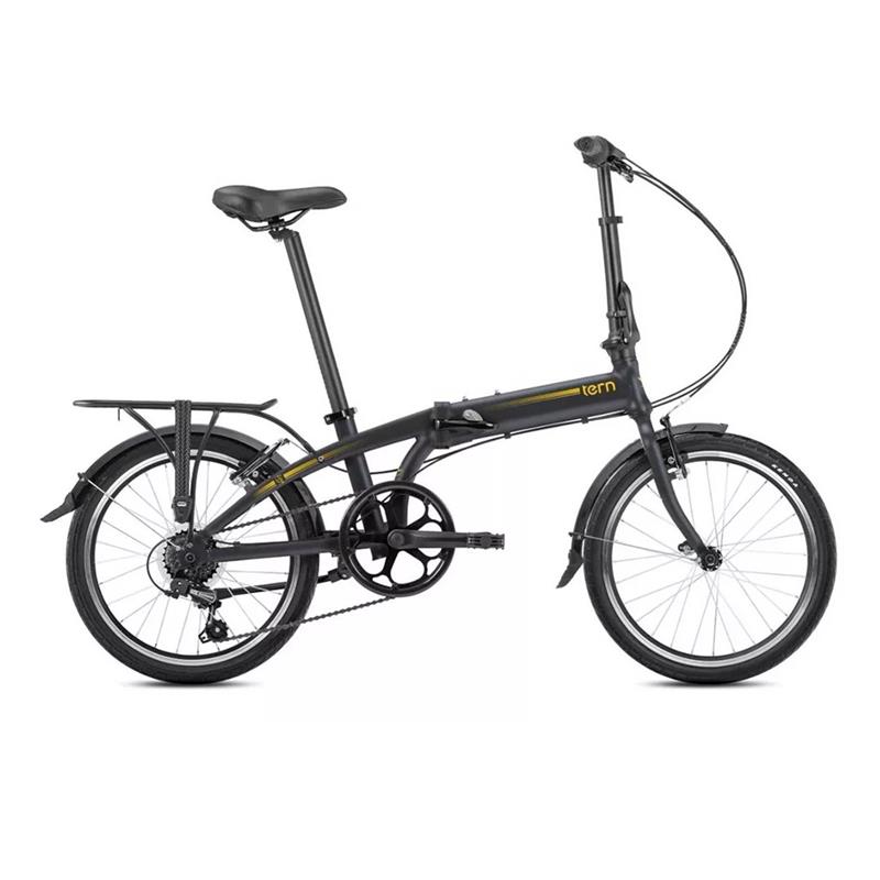 Bicicleta Tern Link A7 Mango con Guardabarros y PORTAPAQUETES