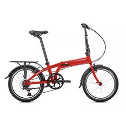 Bicicleta Tern Link A7 Red White con Guardabarros y Portapaquete