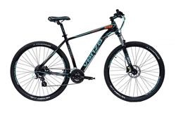 Bicicleta Venzo Thorn Revo R29 Negro teal Naranja 24V Talle 22