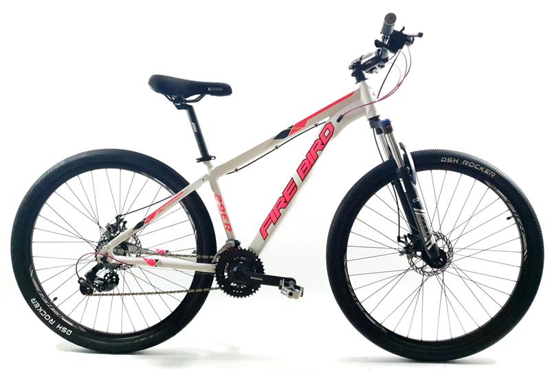 Bicicleta Firebird Rodado 29 Talle 16 DAMA 24 Vel Blanco Rosa