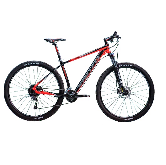 Bicicleta Venzo Raptor EXO 1.0 R29 Negro rojo 1x10 T18