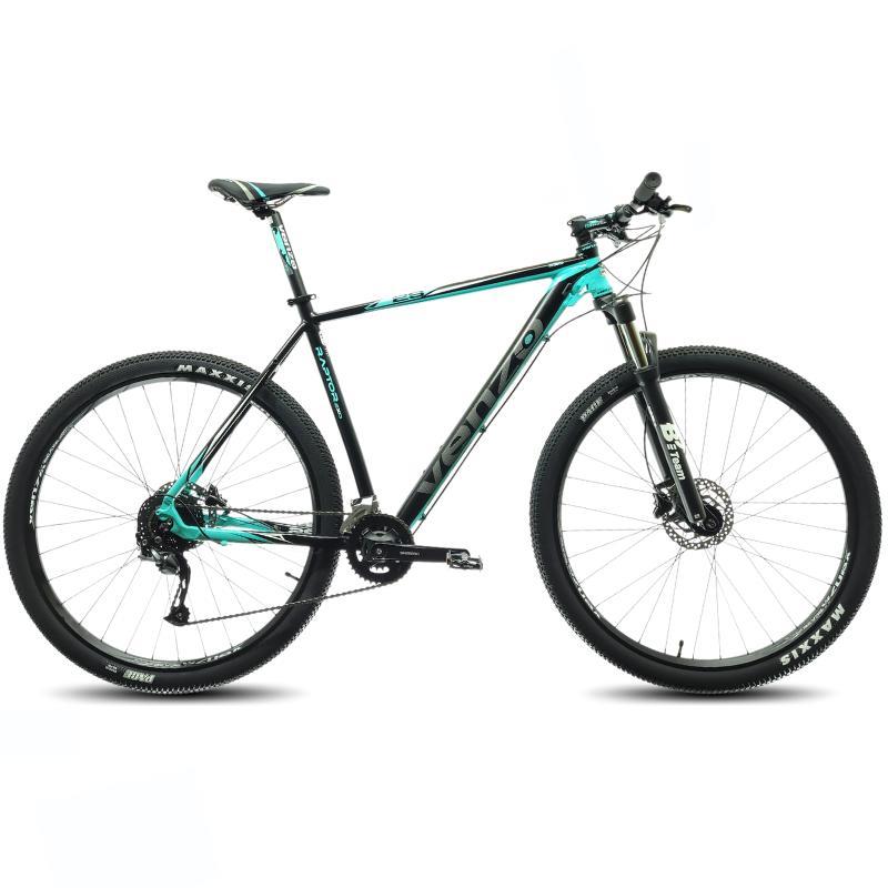 Bicicleta Venzo Raptor EXO R29 Negro teal 18V T18
