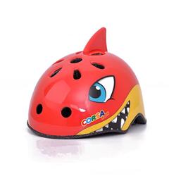 Casco Venzo Infantil Tiburon Rojo (S)