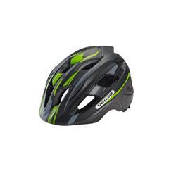 Casco Venzo Negro Verde con Ruedita 48-54cm (S)