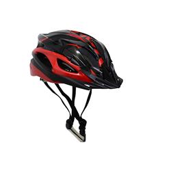 Casco Venzo Con Luz Regulacion Negro Rojo Talle M