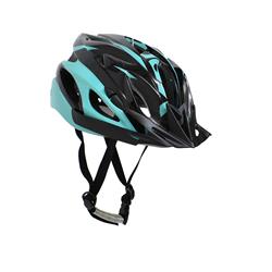 Casco Venzo Con Luz Regulacion Negro Teal Talle L