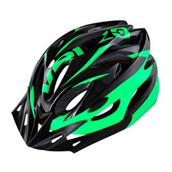 Casco Venzo 011 Regulacion Negro Verde Talle M