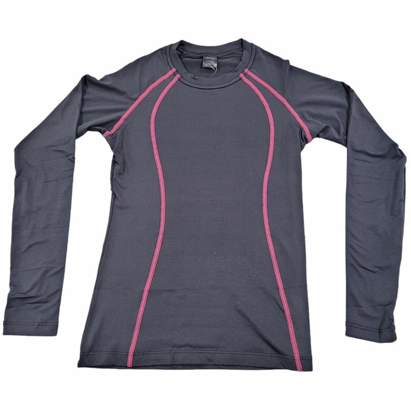 Remera Termica Venzo Negro/Fucsia (S)