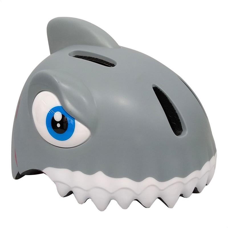 Casco Crazy White Shark con Luz (XS) (S)