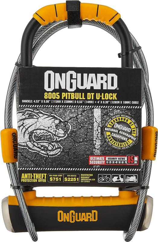 TRABA Tipo U + ALARGADOR OnGUARD 8005 PITBULL DT