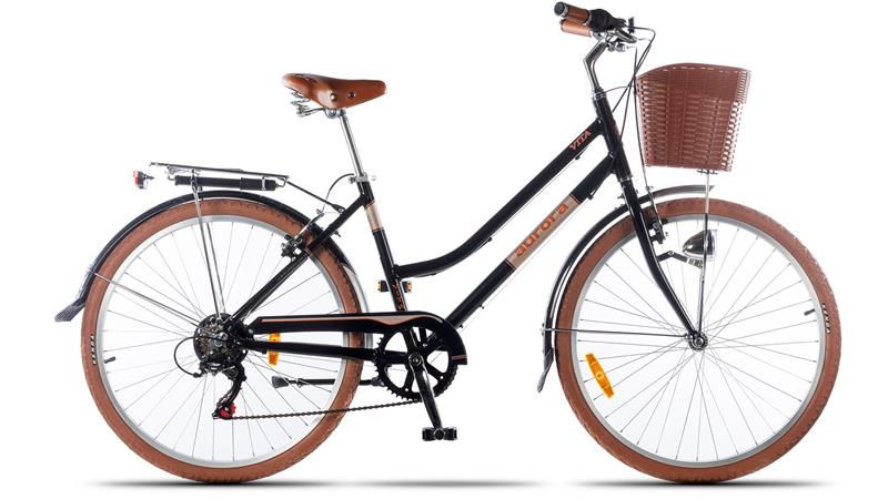 Bicicleta Aurora VITA Negro Aluminio Rodado 26
