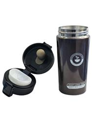 Vaso Jarro Termico Cafe Te Agua Acero Inoxidable Marron