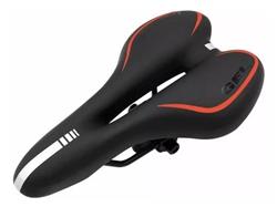 Asiento MTB Ancho Antiprostatico Gel Color Rojo