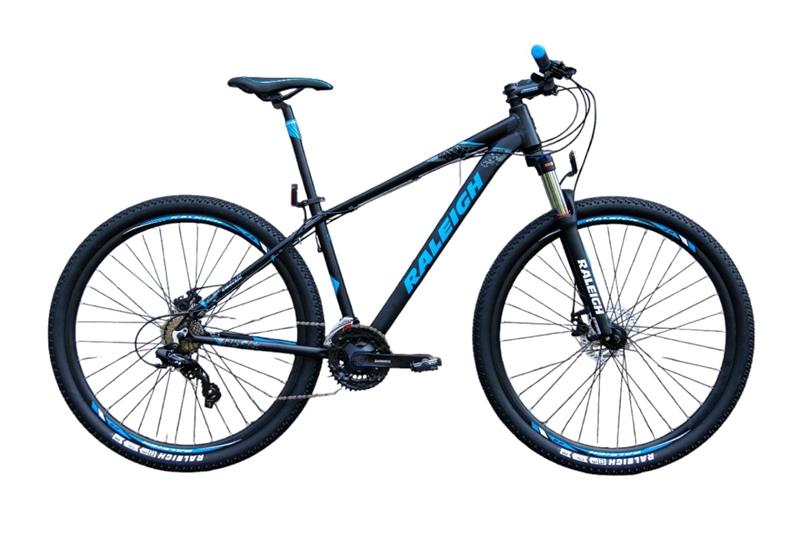 Bicicleta Raleigh Mojave 2.0 Rodado 29 Negro con Azul Talle 21