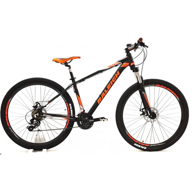 Bicicleta Raleigh Mojave 2.0 Rodado 29 Negro Naranja Talle 19