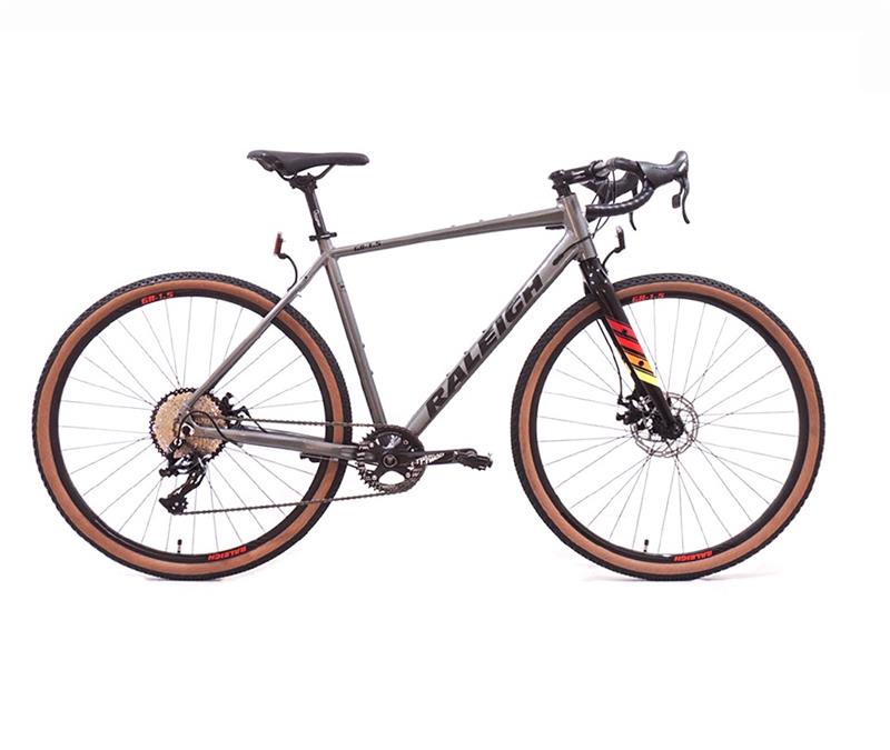 Bicicleta Raleigh Gravel T56 Gris con negro