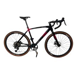 Bicicleta Gravel Sars RYTHM Negro Bordeaux Talle 51