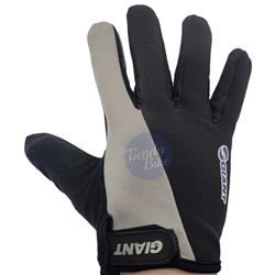 Guantes Giant Dedos Largos Tactil Negro/Gris (L)