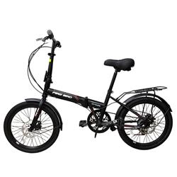 Bicicleta Firebird Plegable Straight Negro Rojo