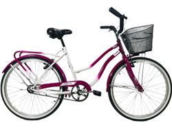 Bicicleta Stark Alba Blanco con Fucsia R-26 NW
