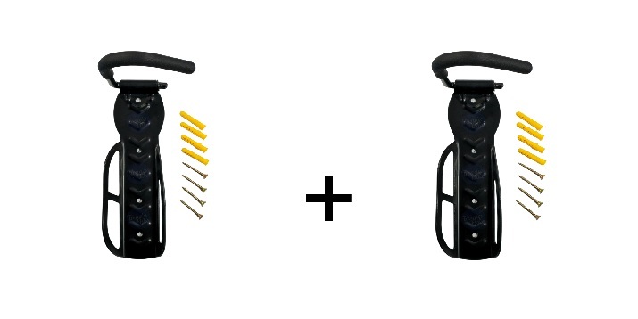 Combo por 2 Soportes Pared Para Colgar Bicicleta Gancho